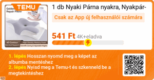 1 db Nyaki Párna nyakra, Nyakpárnák alváshoz,