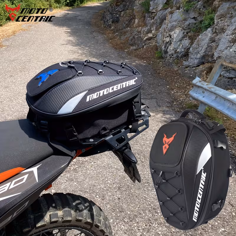 MOTOCENTRIC 37L nagy kapacitású motorkerékpár hátsó táska
