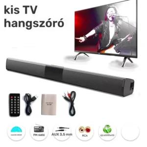 Eleged van a tévé gyenge hangjából? Ez a falra szerelhető Bluetooth hangszóró megoldja a gondot. Nézd meg a videós bemutatót! 🍿