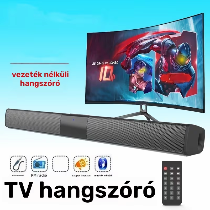 🔊 Vezeték nélküli hangsugárzó: Mozihang otthon!